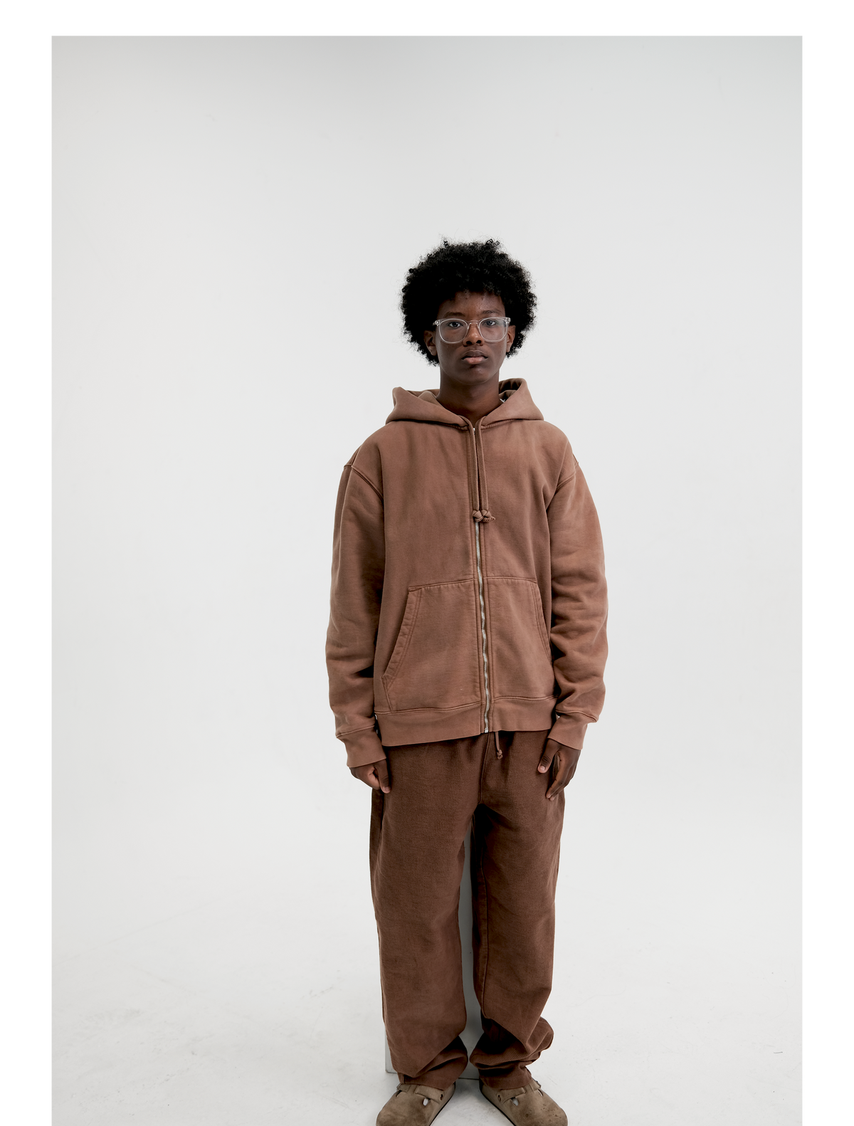 Bagoda "Rosewood" Zip Up Hoodie