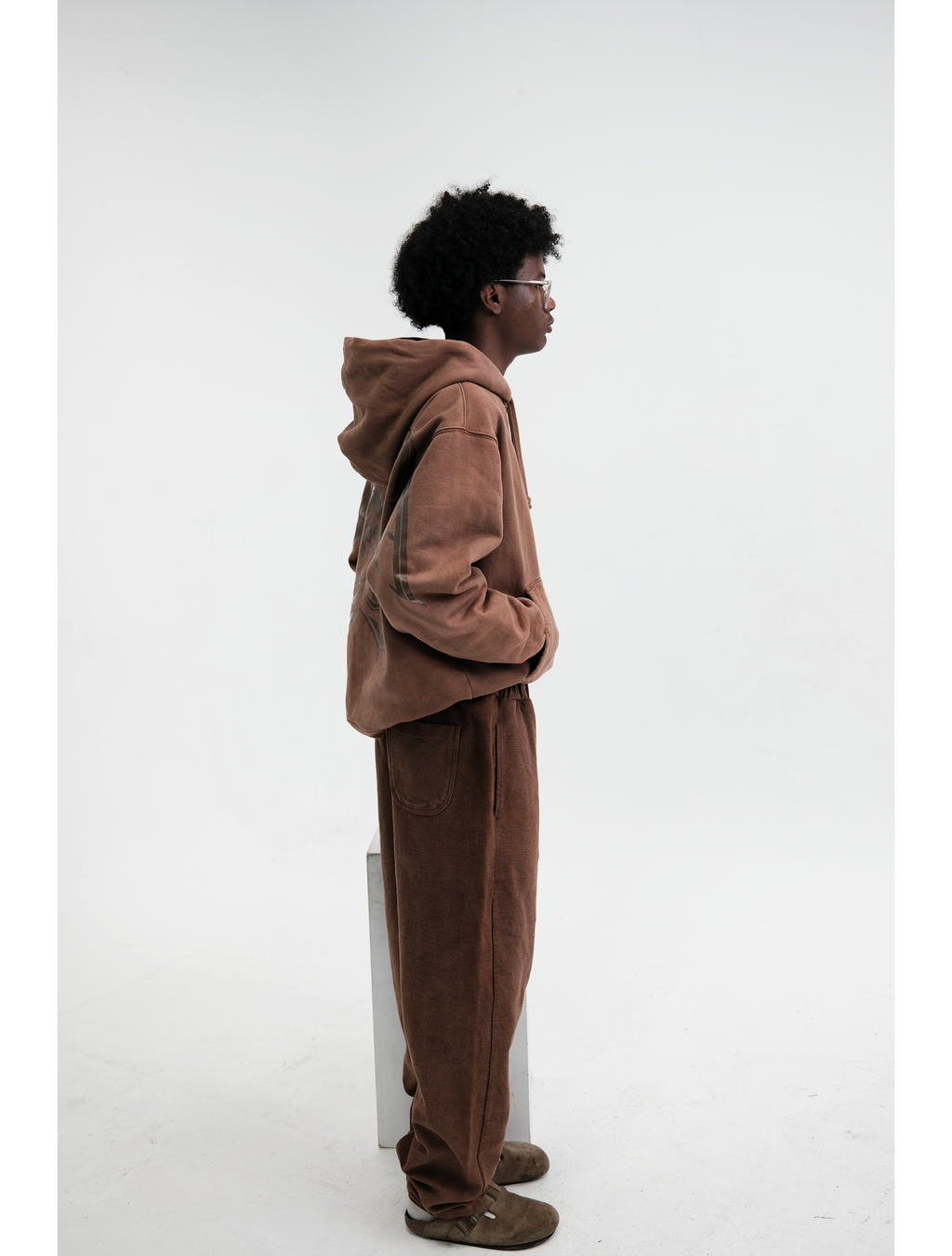 Bagoda "Rosewood" Zip Up Hoodie