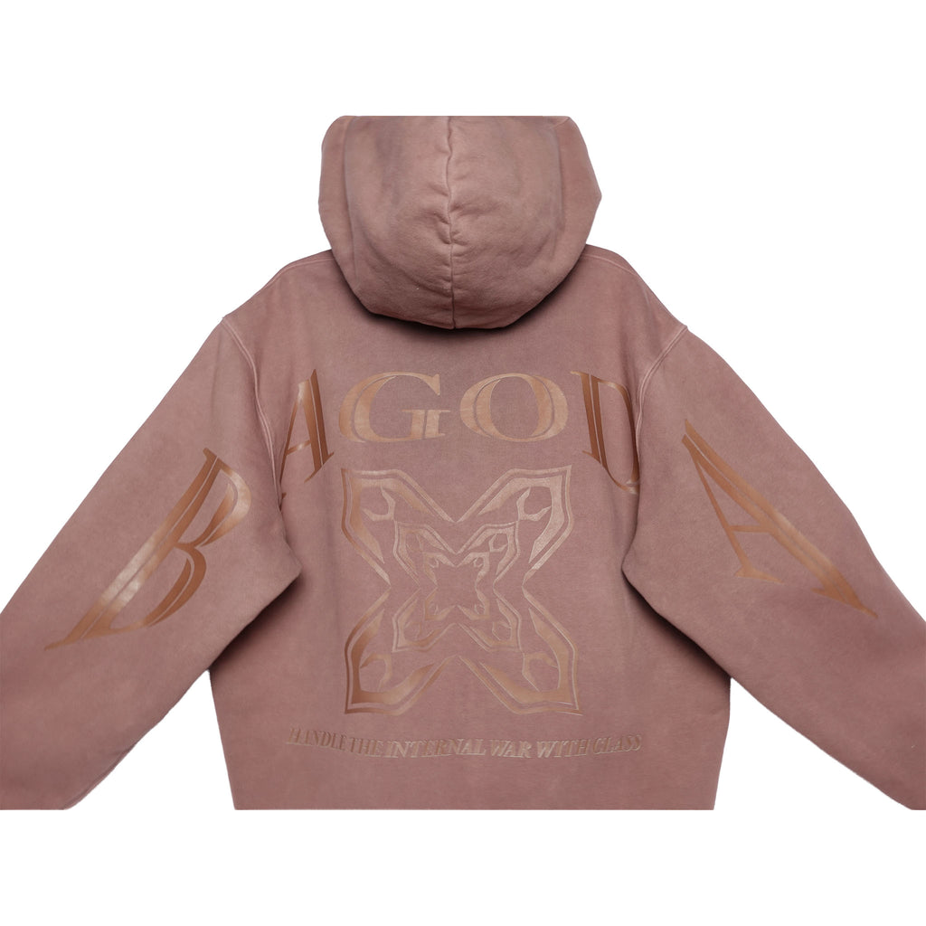 Bagoda "Rosewood" Zip Up Hoodie